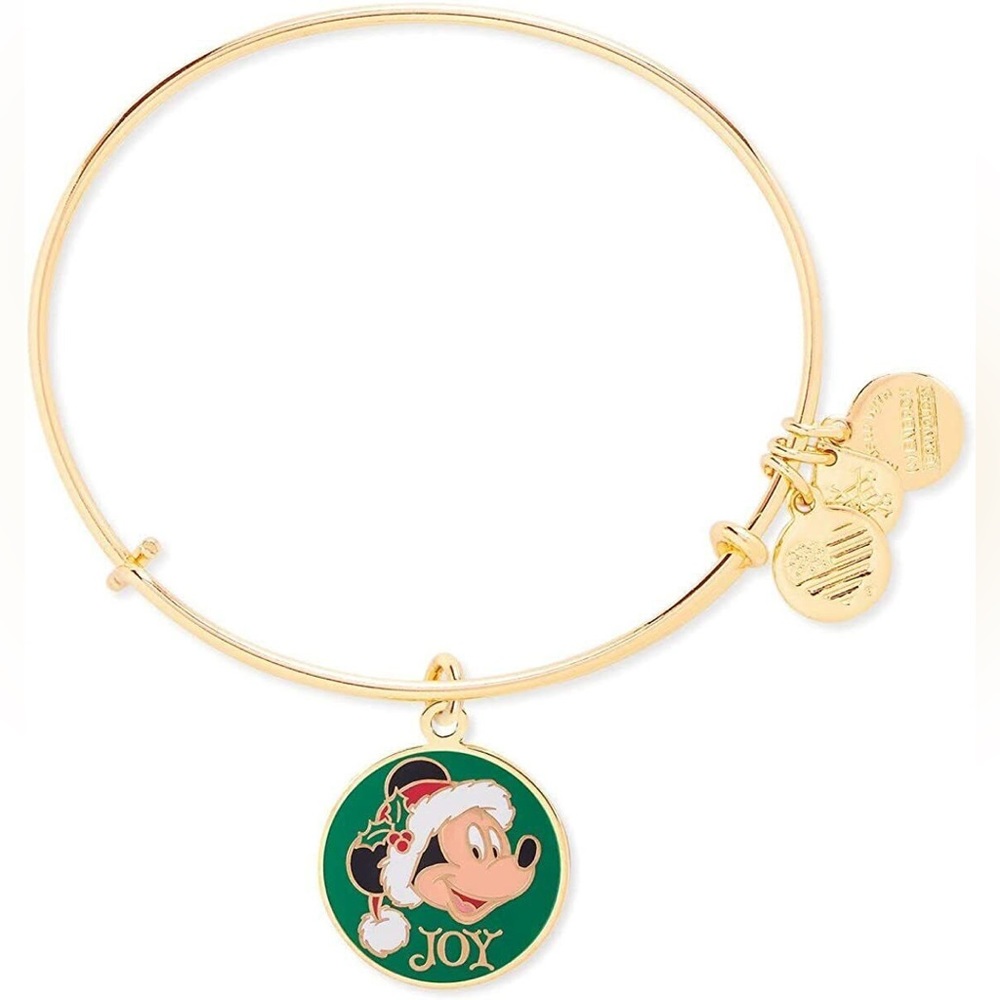 Disney Alex and ani Santa Mickey joy bracelet